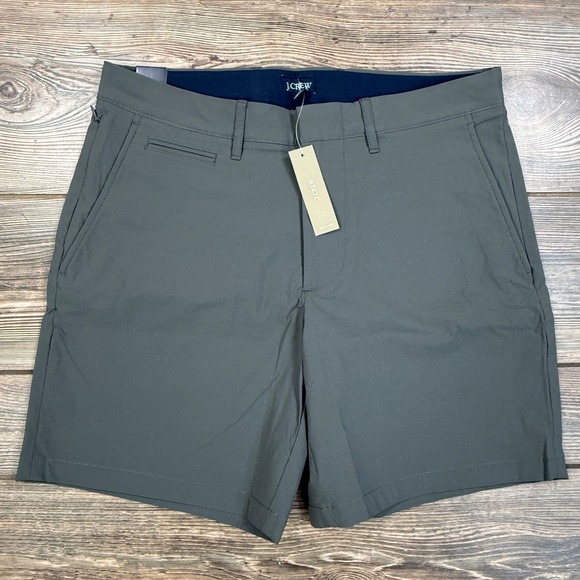 J.Crew Other - J.Crew Mens Size 31 Tech Short Grey Green 7" Inseam Water Resistant UPF 50+ New